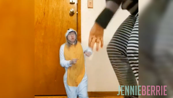 Squirrel Refusing to be Held to Dance