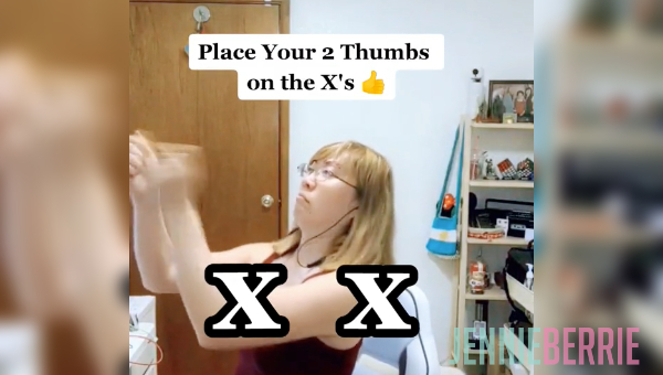 Place Your 2 Thumbs on the Xs Trend