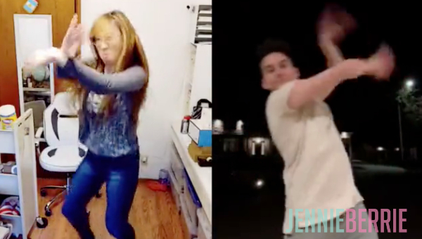 Teaching Josh on the Dance Move