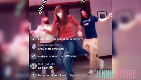 A Little Shuffle During Live