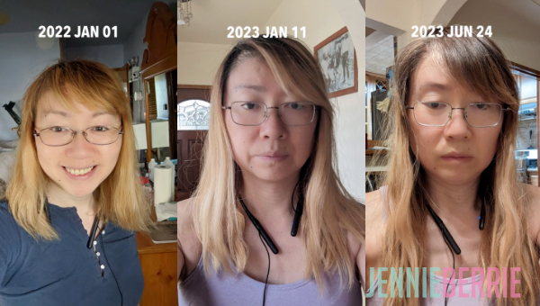 Selfie Timeline Since January of 2022