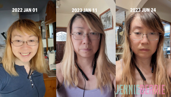 Selfie Timeline Since January of 2022