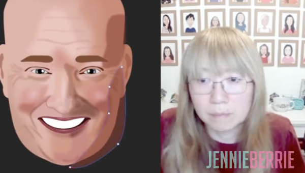 A Timelapse Tribute: Capturing Conan O'Brien in Digital Drawing