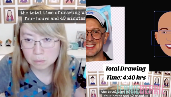 Timelapse Digital Drawing of Steve Burns