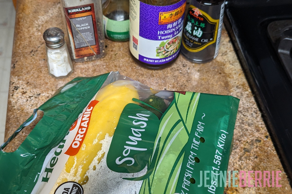 Ingredients for Squash and Zucchini Stir-Fry